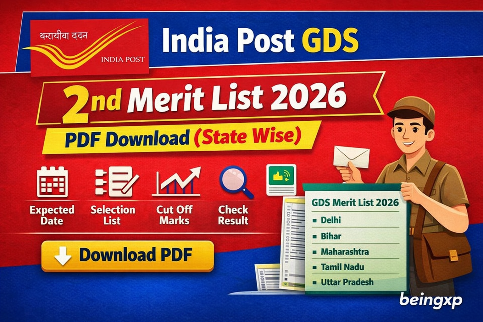 India Post GDS 2nd Merit List 2026