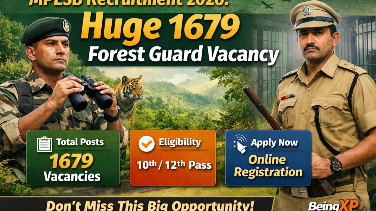 MPESB Recruitment 2026: 1679 Forest Guard & Jail Warder Jobs