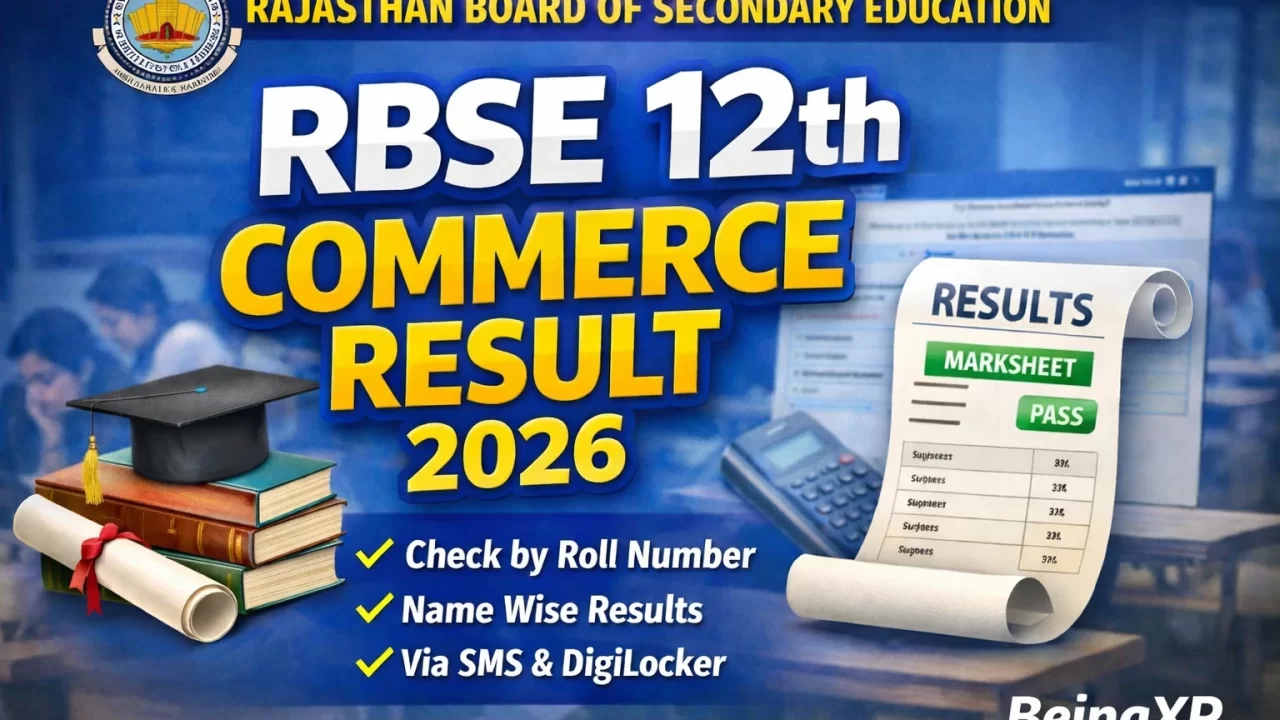 RBSE 12th Commerce Result 2026 – Direct Link to Download Result PDF